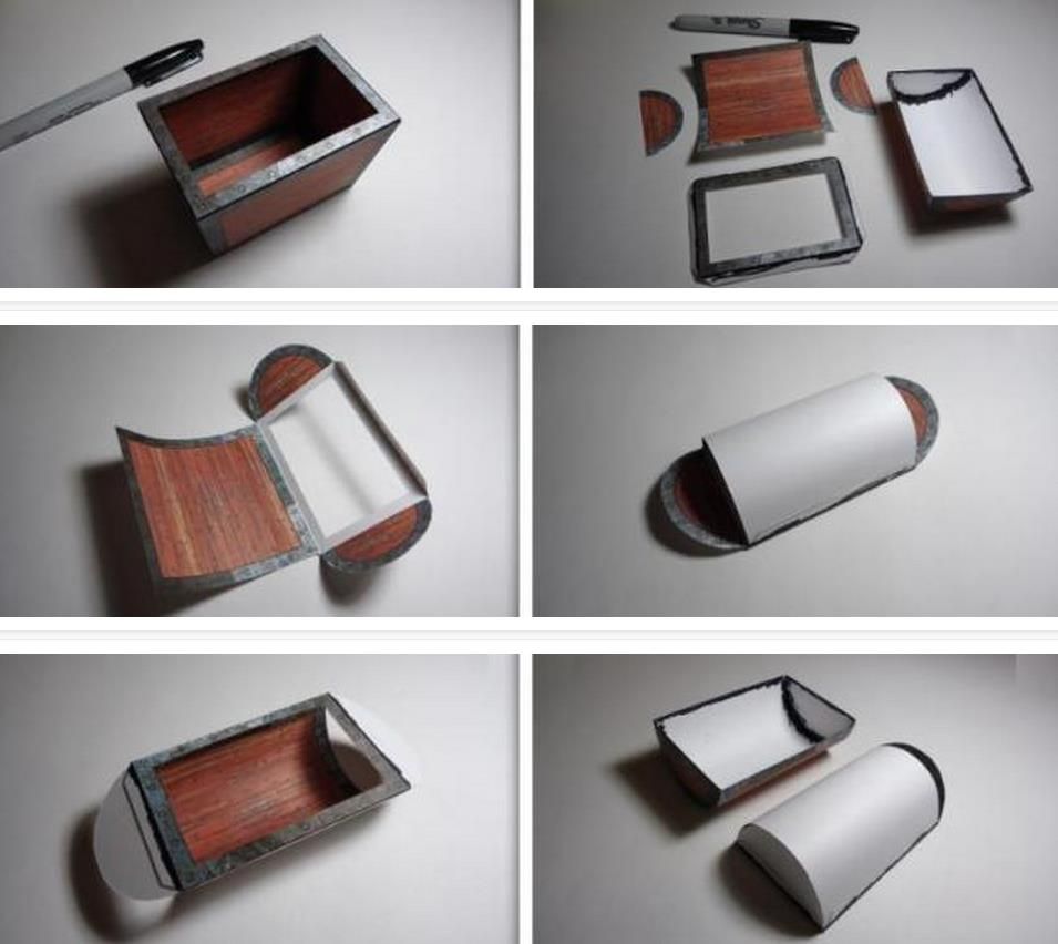 The Old Treasure Chest Paper Model In 1/6 Scale Zealot